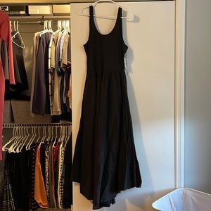 Free People Black Scoop Back Tank Dress